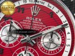 Rolex Daytona DIW Carbon DIWF 1:1 Best Edition Red Dial on Gray Nylon Strap SH7750 - Görsel 11
