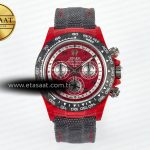 Rolex Daytona DIW Karbon DIWF Kırmızı Kadran Gri SH7750 Eta Saat - Görsel 3 - 1:1 Süper Klon Saat