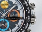 Rolex Daytona DIW Carbon N6F 1:1 Best Edition Gray Dial on Black Nylon Strap SA4130 - Görsel 12