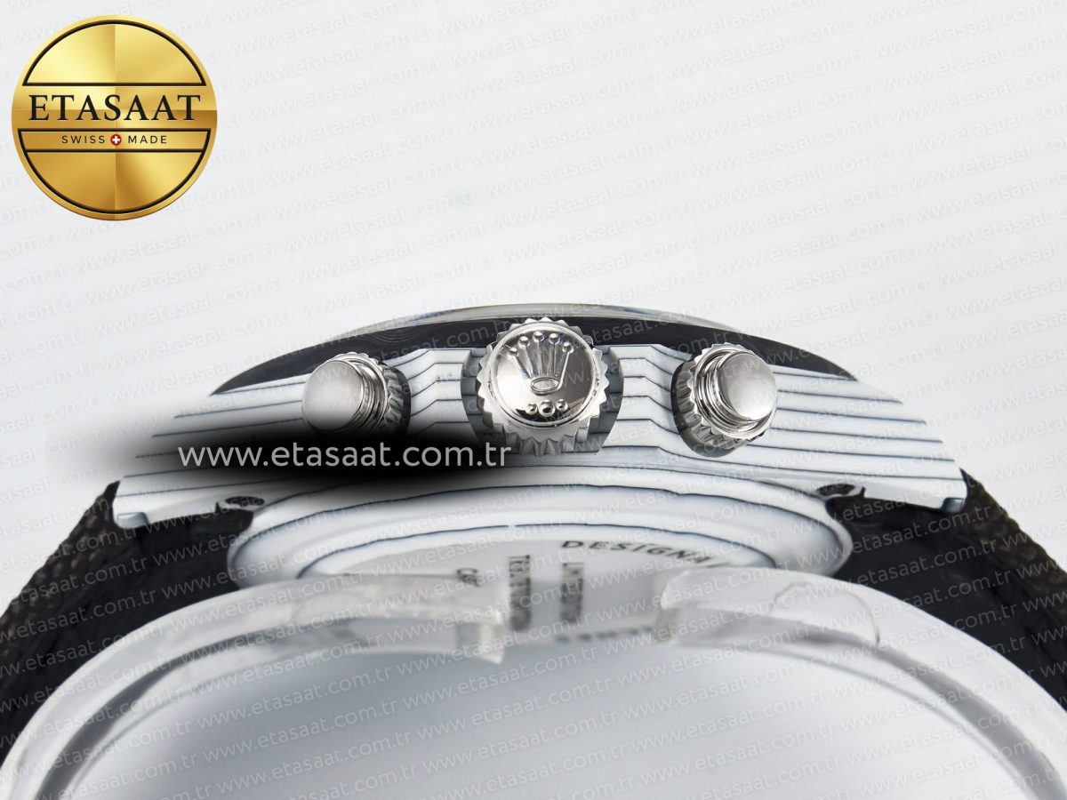 Rolex Daytona DIW Carbon N6F 1:1 Best Edition Gray Dial on Black Nylon Strap SA4130 - Görsel 16