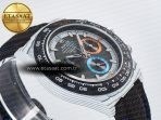 Rolex Daytona DIW Carbon N6F 1:1 Best Edition Gray Dial on Black Nylon Strap SA4130 - Görsel 7