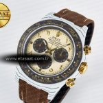 Rolex Daytona ''DESERT EAGLE” White Carbon Best Edition Cream/Brown Dial on Brown Nylon Strap SH4130