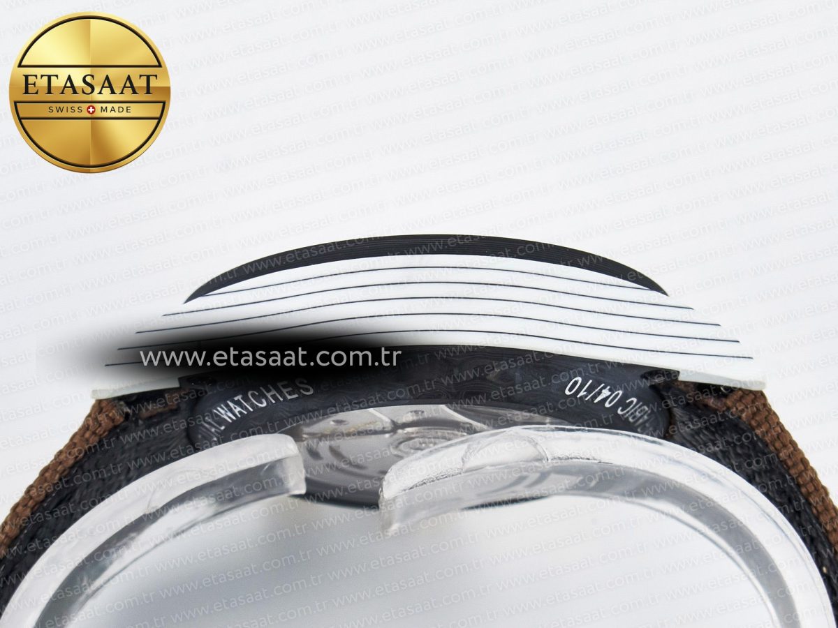 Rolex Daytona ''DESERT EAGLE” White Carbon Best Edition Cream/Brown Dial on Brown Nylon Strap SH4130 - Görsel 15