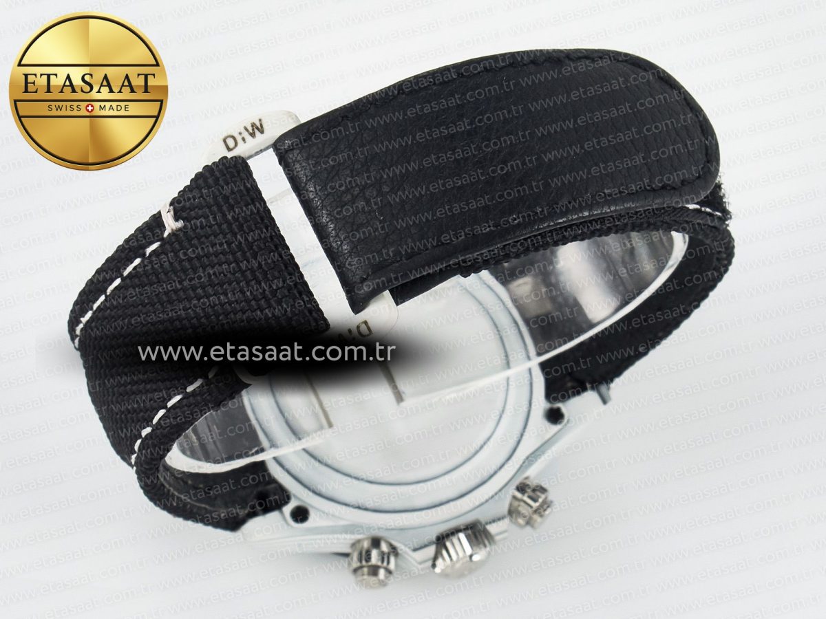 Rolex Daytona DIW White Carbon Case N6F Edition Black/White Dial on Black Nylon Strap A4130 - Görsel 17
