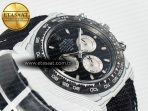 Rolex Daytona DIW White Carbon Case N6F Edition Black/White Dial on Black Nylon Strap A4130 - Görsel 7