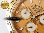 Rolex Daytona DIW White Carbon Case YG Bezel DIWF Edition YG Dial on Brown Leather Strap A7750 - Görsel 10
