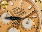 Rolex Daytona DIW White Carbon Case YG Bezel DIWF Edition YG Dial on Brown Leather Strap A7750 - Görsel 11