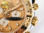 Rolex Daytona DIW White Carbon Case YG Bezel DIWF Edition YG Dial on Brown Leather Strap A7750 - Görsel 12
