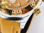 Rolex Daytona DIW White Carbon Case YG Bezel DIWF Edition YG Dial on Brown Leather Strap A7750 - Görsel 14