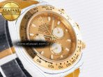 Rolex Daytona DIW White Carbon Case YG Bezel DIWF Edition YG Dial on Brown Leather Strap A7750 - Görsel 5