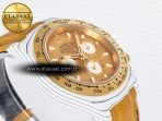 Rolex Daytona DIW White Carbon Case YG Bezel DIWF Edition YG Dial on Brown Leather Strap A7750 - Görsel 7