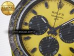 Rolex Daytona DIW Yellow Carbon Case DIWF Edition Black/White Dial on Black Nylon Strap A7750 - Görsel 10