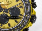 Rolex Daytona DIW Yellow Carbon Case DIWF Edition Black/White Dial on Black Nylon Strap A7750 - Görsel 12