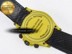 Rolex Daytona DIW Yellow Carbon Case DIWF Edition Black/White Dial on Black Nylon Strap A7750 - Görsel 18
