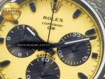 Rolex Daytona DIW Yellow Carbon N6F 1:1 Best Edition Yellow/Black Dial on Black Nylon Strap SA4130 V2 - Görsel 11