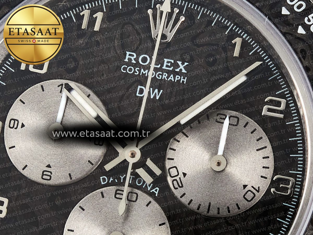 Rolex Daytona EXCEPTIONAL-1 DIWF Best Edition Gray Dial on Black Nylon Strap SH4130 - Görsel 11