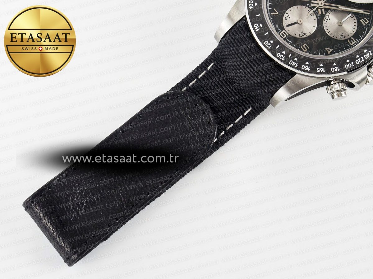 Rolex Daytona EXCEPTIONAL-1 DIWF Best Edition Gray Dial on Black Nylon Strap SH4130 - Görsel 25