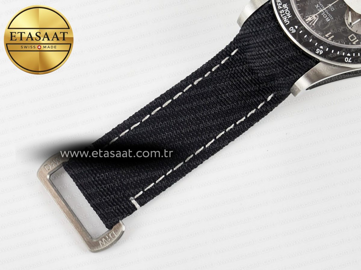 Rolex Daytona EXCEPTIONAL-1 DIWF Best Edition Gray Dial on Black Nylon Strap SH4130 - Görsel 26