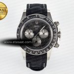 Rolex Daytona EXCEPTIONAL-1 DIWF Gri Kadran Siyah SH4130 Eta Saat - Görsel 3 - 1:1 Süper Klon Saat