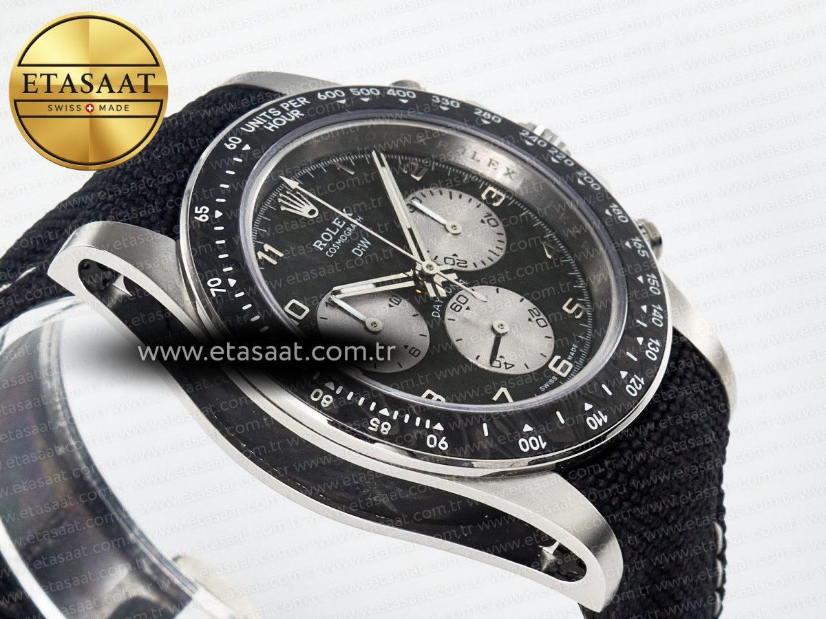 Rolex Daytona EXCEPTIONAL-1 DIWF Best Edition Gray Dial on Black Nylon Strap SH4130 - Görsel 7