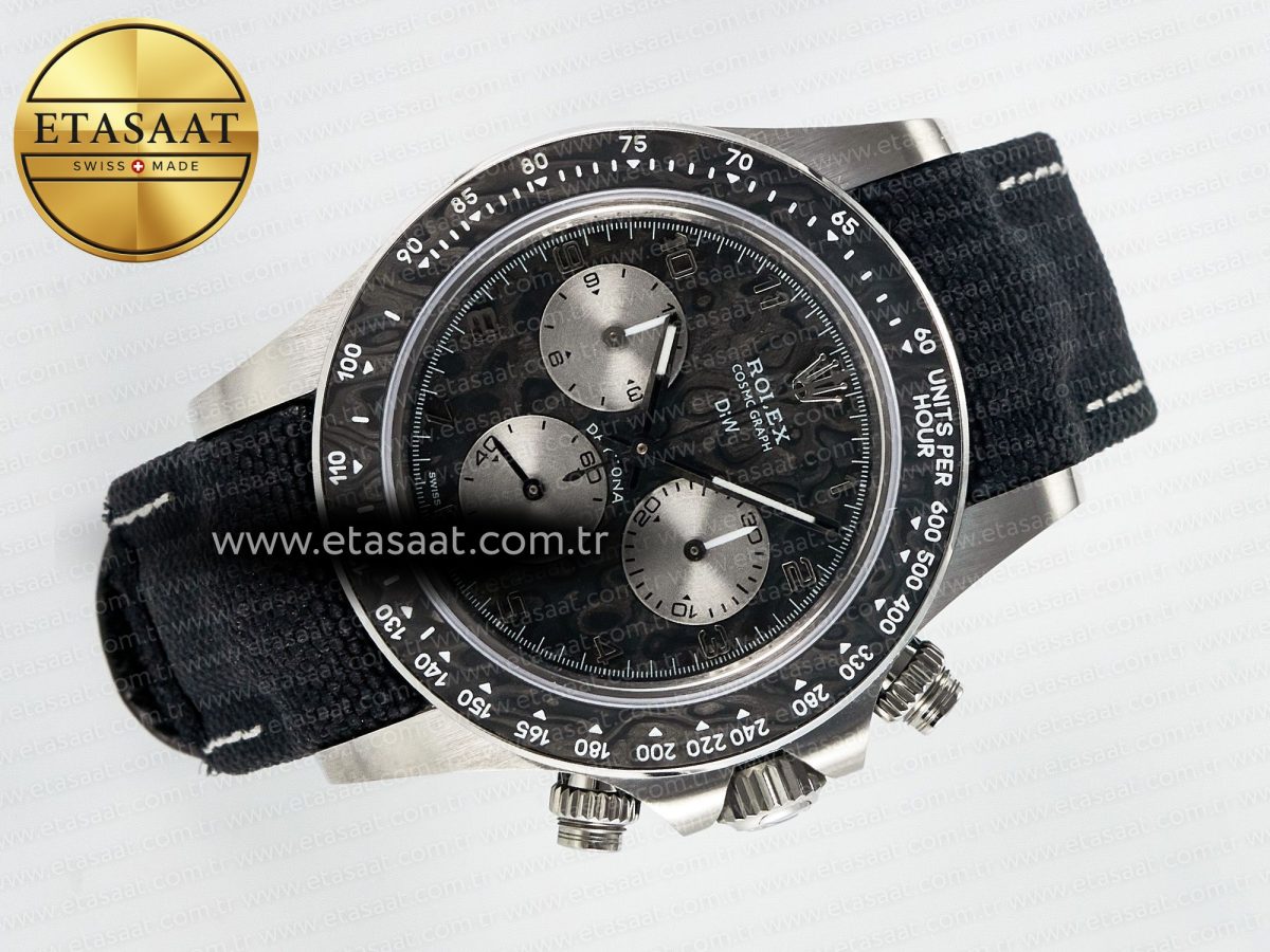 Rolex Daytona EXCEPTIONAL-1 DIWF Best Edition Gray Dial on Black Nylon Strap SH4130 - Görsel 8