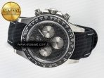 Rolex Daytona EXCEPTIONAL-1 DIWF Best Edition Gray Dial on Black Nylon Strap SH4130 - Görsel 9
