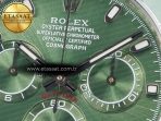 Rolex Daytona Green Ceramic Bezel Noob Best Edition Green Dial on SS Oyster Bracelet SA4130 - Görsel 10