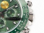 Rolex Daytona Green Ceramic Bezel Noob Best Edition Green Dial on SS Oyster Bracelet SA4130 - Görsel 11