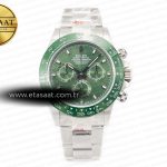 Rolex Daytona Yeşil Seramik Noob Kadran Oyster SA4130 Eta Saat - Görsel 3 - 1:1 Süper Klon Saat