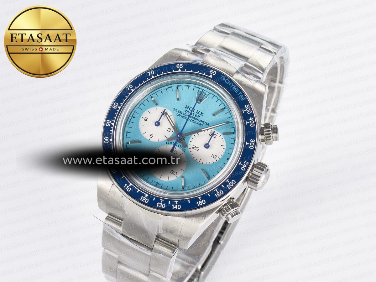 Rolex Daytona Scona SS ADGF Best Edition Blue Dial on SS Bracelet SA4130 - Görsel 1