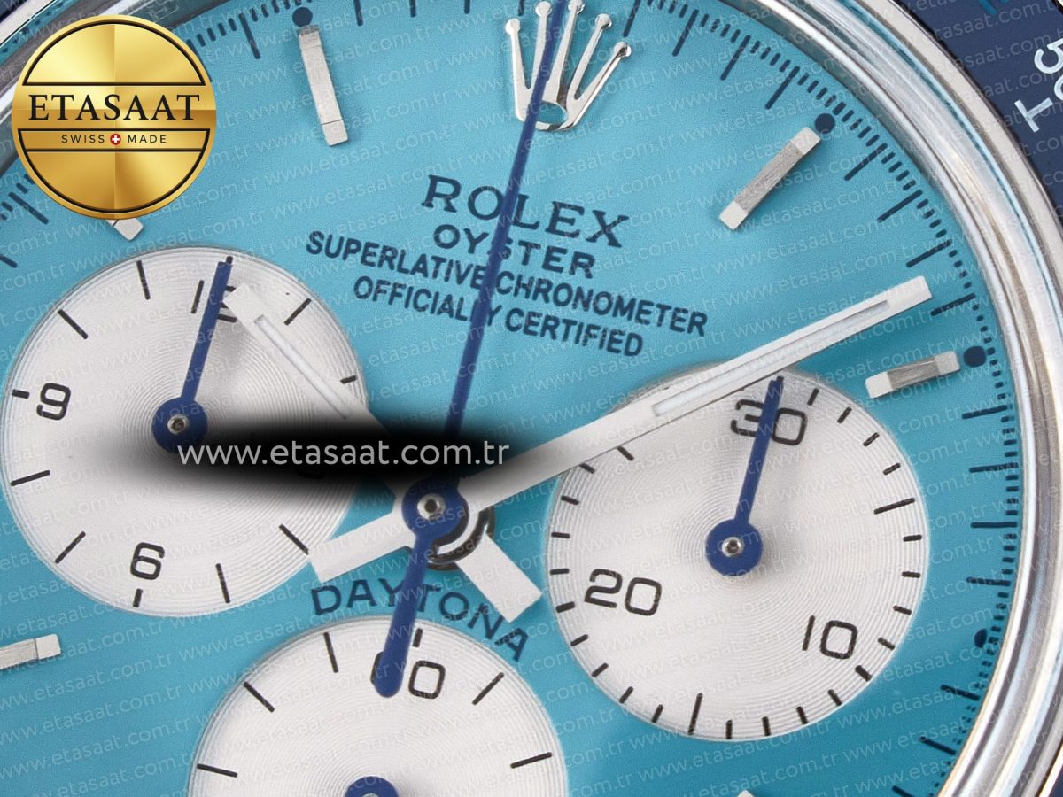 Rolex Daytona Scona SS ADGF Best Edition Blue Dial on SS Bracelet SA4130 - Görsel 11