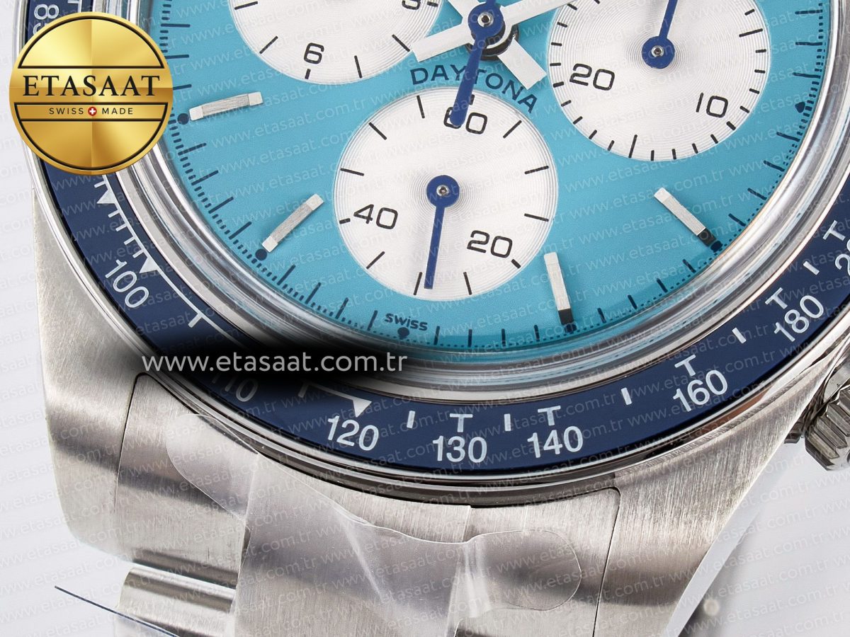 Rolex Daytona Scona SS ADGF Best Edition Blue Dial on SS Bracelet SA4130 - Görsel 13