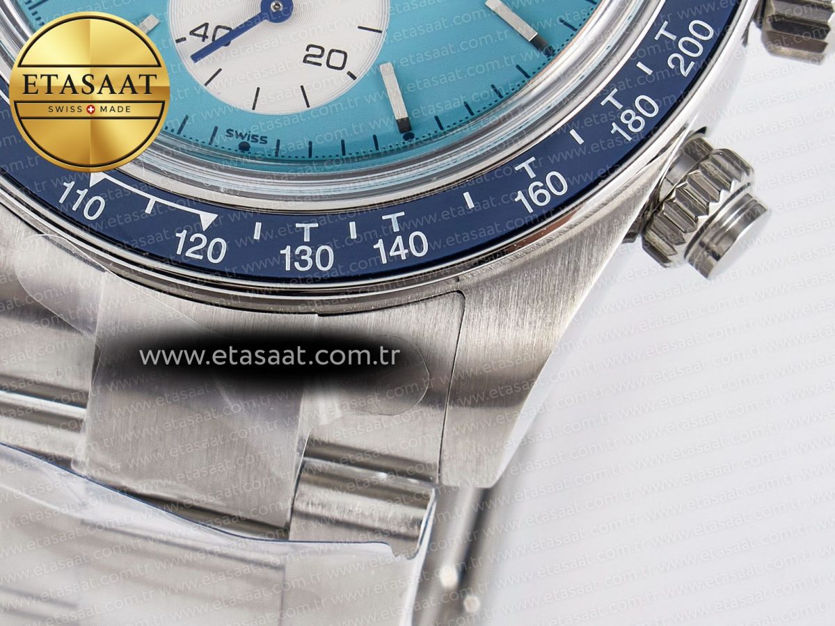 Rolex Daytona Scona SS ADGF Best Edition Blue Dial on SS Bracelet SA4130 - Görsel 14