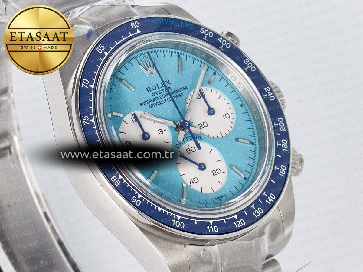 Rolex Daytona Scona SS ADGF Best Edition Blue Dial on SS Bracelet SA4130 - Görsel 5