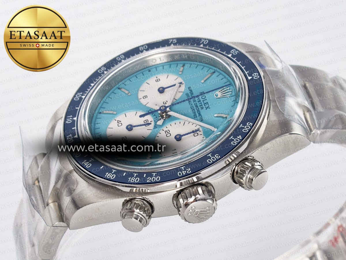 Rolex Daytona Scona SS ADGF Best Edition Blue Dial on SS Bracelet SA4130 - Görsel 6