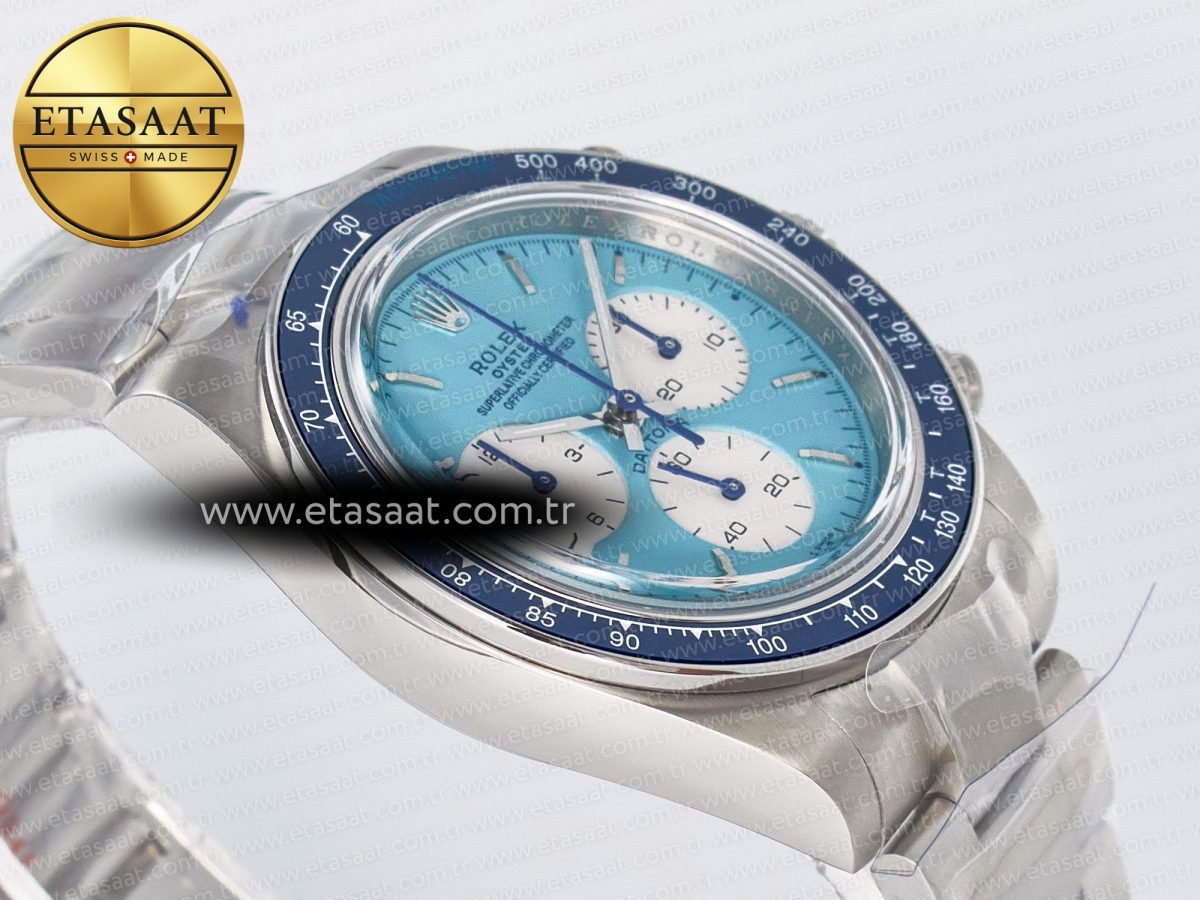 Rolex Daytona Scona SS ADGF Best Edition Blue Dial on SS Bracelet SA4130 - Görsel 7