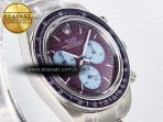 Rolex Daytona Scona SS ADGF Best Edition Purple Dial on SS Bracelet SA4130 - Görsel 5