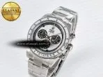 Rolex Daytona SS ADGF Best Edition White Skeleton Dial on SS Bracelet SA4130