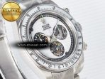 Rolex Daytona SS ADGF Best Edition White Skeleton Dial on SS Bracelet SA4130 - Görsel 5