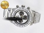 Rolex Daytona SS ADGF Best Edition White Skeleton Dial on SS Bracelet SA4130 - Görsel 9
