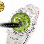 Rolex Daytona SS Bezel Noob Best Edition Green Dial Numbers Markers on SS Oyster Bracelet SA4130