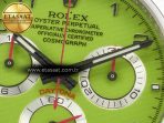 Rolex Daytona SS Bezel Noob Best Edition Green Dial Numbers Markers on SS Oyster Bracelet SA4130 - Görsel 10