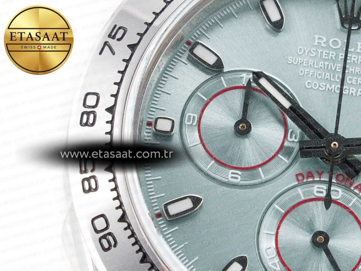 Rolex Daytona SS Bezel Noob Best Edition Ice Blue Dial on SS Oyster Bracelet SA4130 - Görsel 11