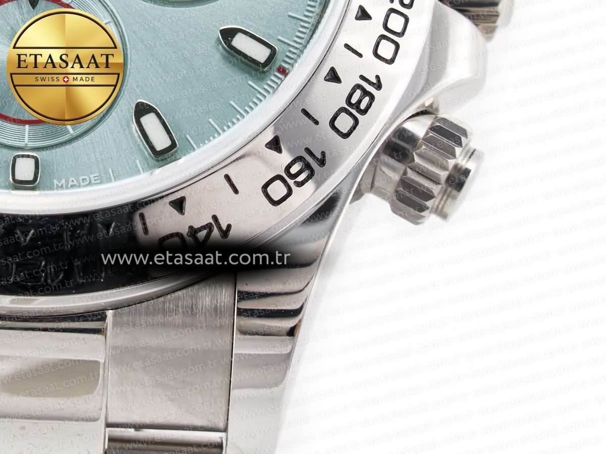 Rolex Daytona SS Bezel Noob Best Edition Ice Blue Dial on SS Oyster Bracelet SA4130 - Görsel 13