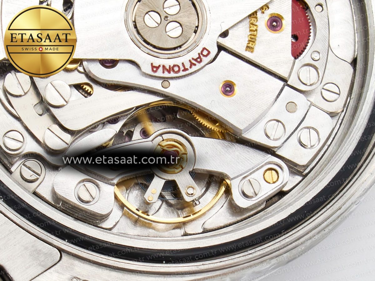 Rolex Daytona SS Bezel Noob Best Edition Ice Blue Dial on SS Oyster Bracelet SA4130 - Görsel 23