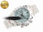 Rolex Daytona SS Bezel Noob Best Edition Ice Blue Dial on SS Oyster Bracelet SA4130 - Görsel 8