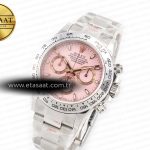 Rolex Daytona SS Bezel Noob Best Edition Pink Dial on SS Oyster Bracelet SA4130