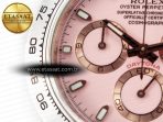 Rolex Daytona SS Bezel Noob Best Edition Pink Dial on SS Oyster Bracelet SA4130 - Görsel 12