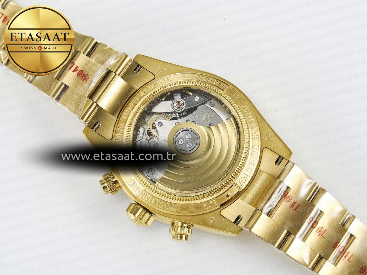 Rolex Daytona YG ADGF Best Edition Green/YG Dial on YG Bracelet A7750 - Görsel 18