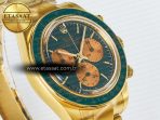 Rolex Daytona YG ADGF Best Edition Green/YG Dial on YG Bracelet A7750 - Görsel 5